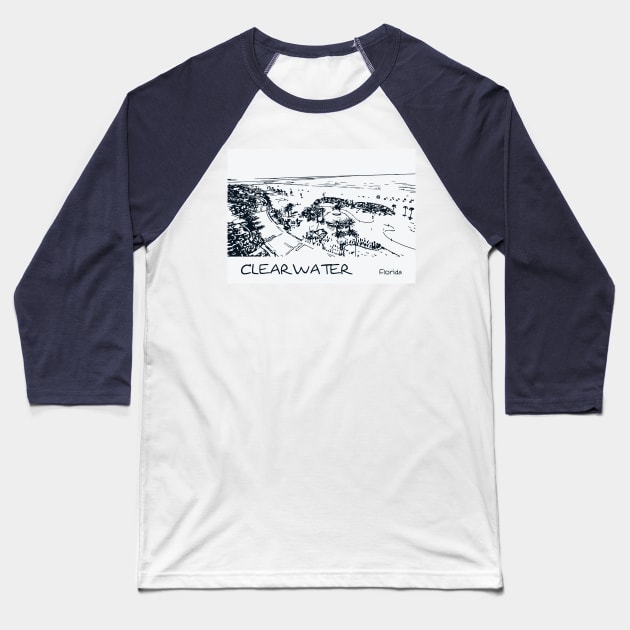 Clearwater - Florida Baseball T-Shirt by Lakeric